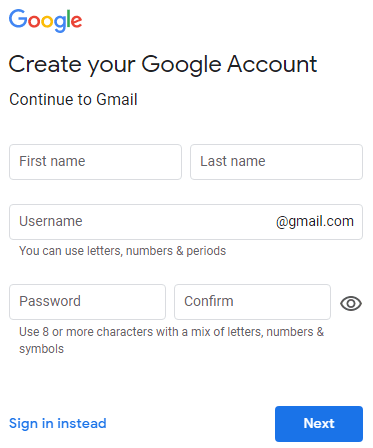 gmail account kaise banaye