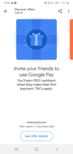 google pay invite