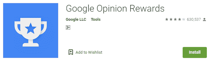 Google opinion reward