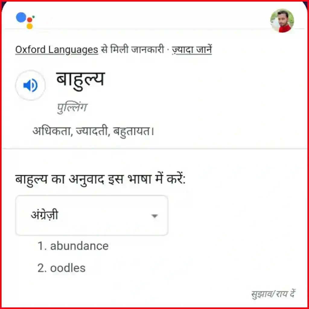 vocabulary ok google