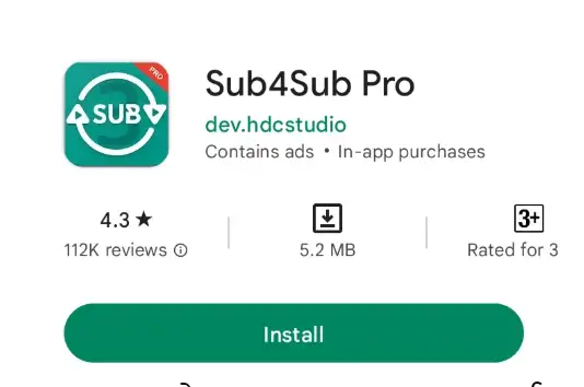 Sub4Sub Pro App