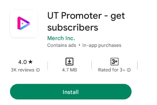 UT Promoter - Get Subscriber